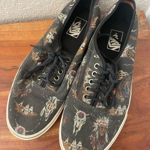 -VANS- southwestern print sneakers